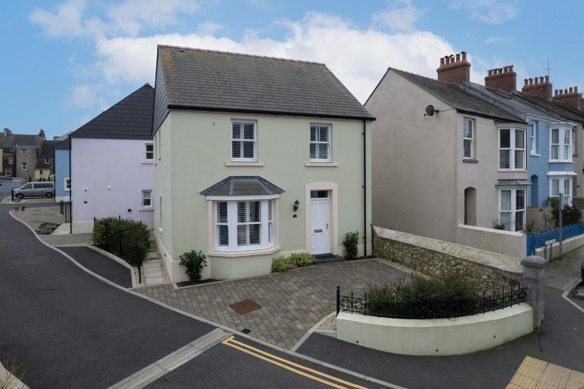 Cottage Mews - Seaside Cottage Parking Terrace Tenby Eksteriør billede